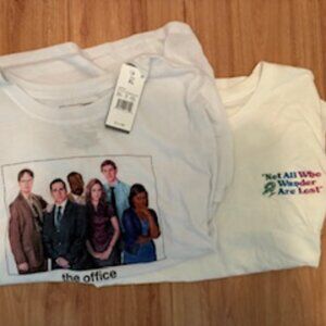 White T-shirts Size XL